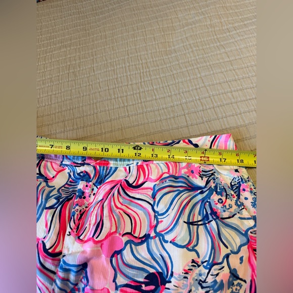 Lilly Pulitzer Blue and Pink Floral Skirt Skort 14 
Pockets!! Shorts! - Picture 10 of 14